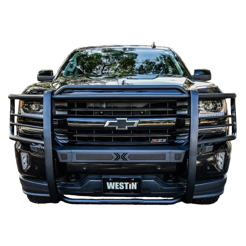 Westin 16-18 Chevy Silverado 1500 Sportsman X Grille Guard - Textured Black - Westin 40-33875