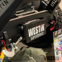 Load image into Gallery viewer, Westin Winch Mount License Plate Re-locator - Black - Black Ops Auto Works