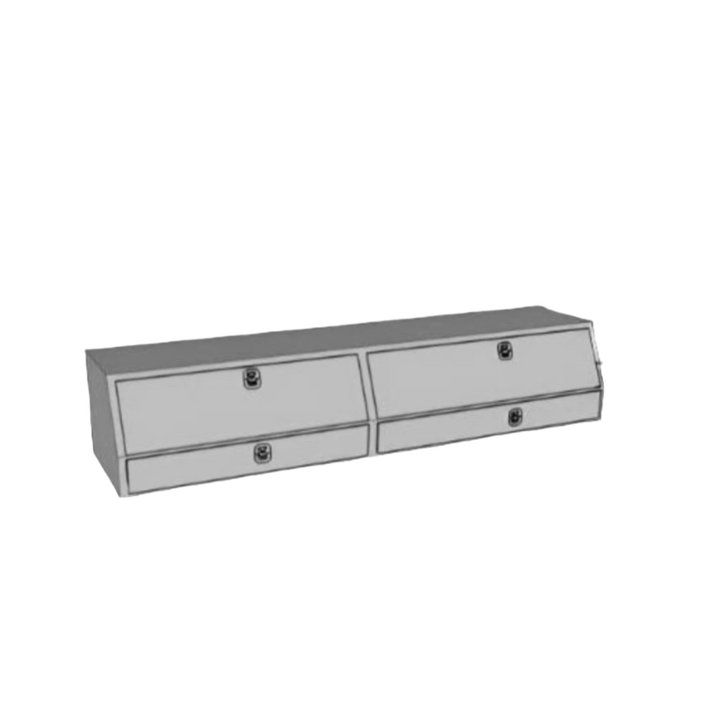 Westin Westin/Brute Contractor TopSider 60in w/ Drawers & Doors - Aluminum