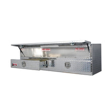 Load image into Gallery viewer, Westin Westin/Brute High Cap 72in Stake Bed Contractor TopSider w/ Bottom Drawers - Aluminum