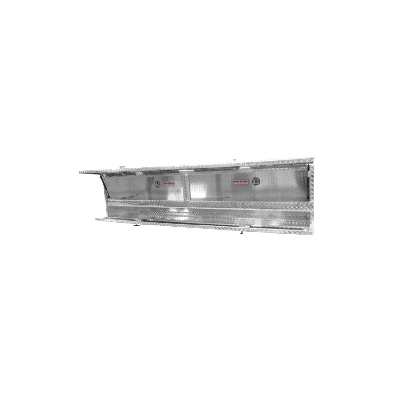 Westin Westin/Brute High Cap 96in Stake Bed Contractor TopSider w/ Doors - Aluminum