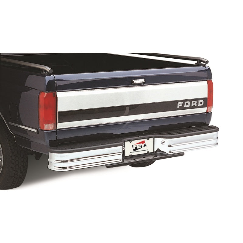 Westin/Fey 67-96 F-Series Style Side / 97-98 F-250/350 HD Surestep Universal Bumper - Chrome - Black Ops Auto Works