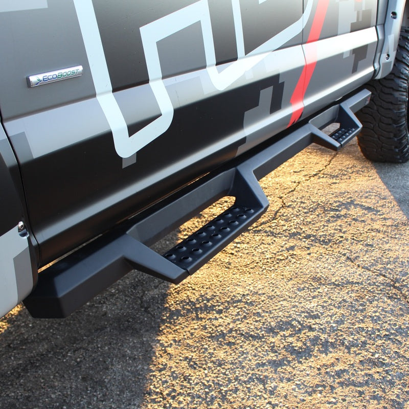 Westin Westin/HDX 17-18 Ford F-150 SuperCrew Drop Nerf Step Bars - Textured Black