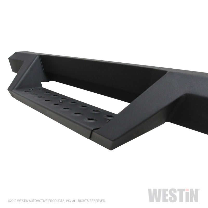 Westin Westin/HDX 19-20 Ram 2500/3500 Crew Cab (8ft Bed) Drop Wheel to Wheel Nerf Step Bars - Txt Black