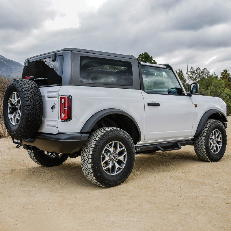 Westin Westin/HDX 2021+ Ford Bronco (2-Door) Drop Nerf Step Bars - Textured Black