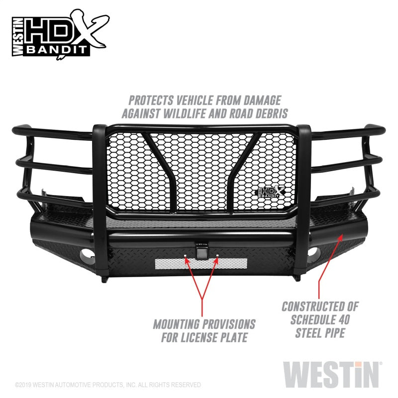 Westin/HDX Bandit 11-16 Ford F-250 / F-350 Front Bumper - Black - Black Ops Auto Works