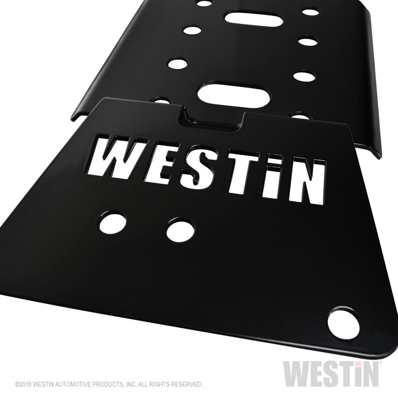 Westin/Snyper 07-11 Jeep Wrangler Transmission Pan Skid Plate - Textured Black - Black Ops Auto Works