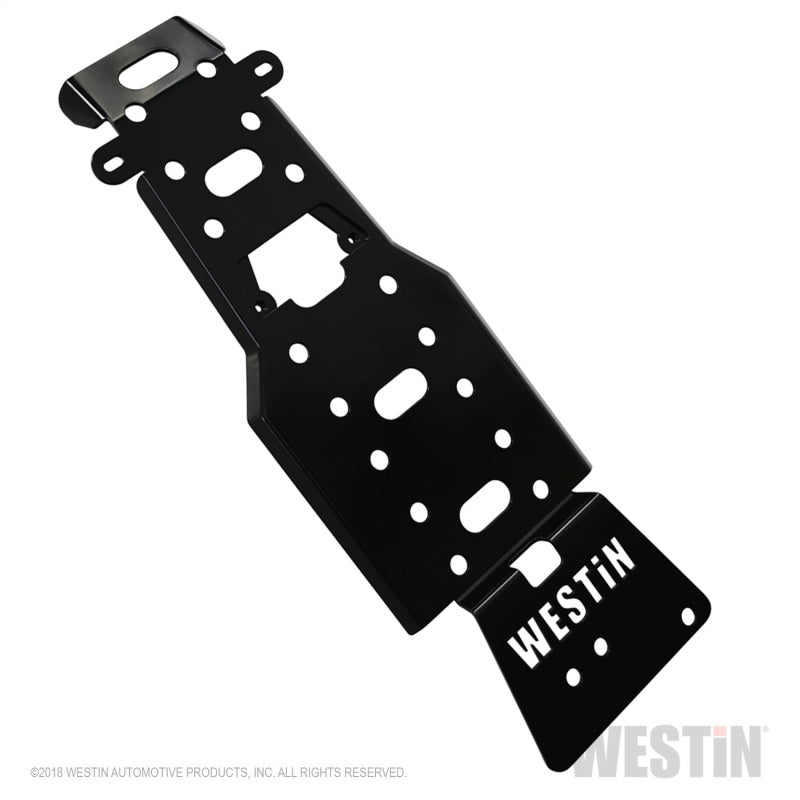 Westin/Snyper 07-11 Jeep Wrangler Transmission Pan Skid Plate - Textured Black - Black Ops Auto Works