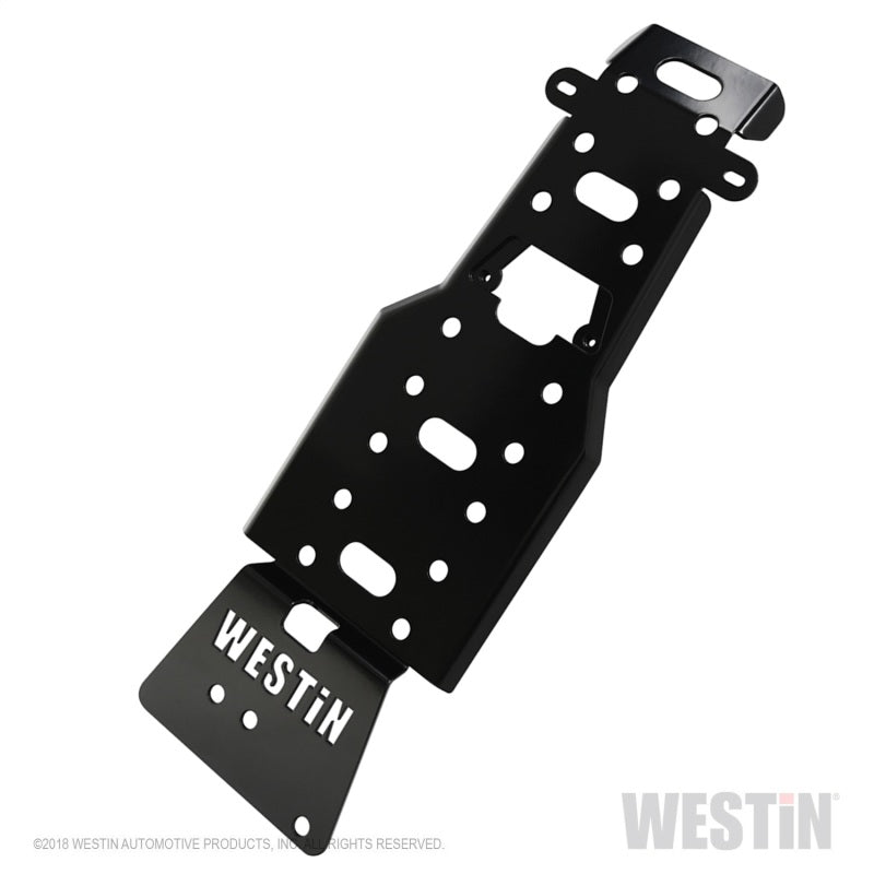 Westin/Snyper 07-11 Jeep Wrangler Transmission Pan Skid Plate - Textured Black - Black Ops Auto Works