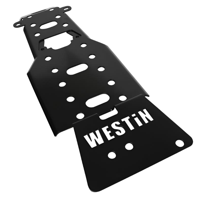 Westin/Snyper 07-11 Jeep Wrangler Transmission Pan Skid Plate - Textured Black - Black Ops Auto Works