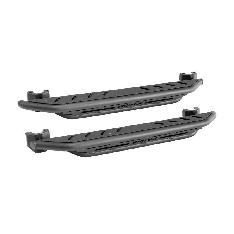 Westin/Snyper 07-17 Jeep Wrangler Triple Tube Rock Rail Steps - Textured Black - Black Ops Auto Works