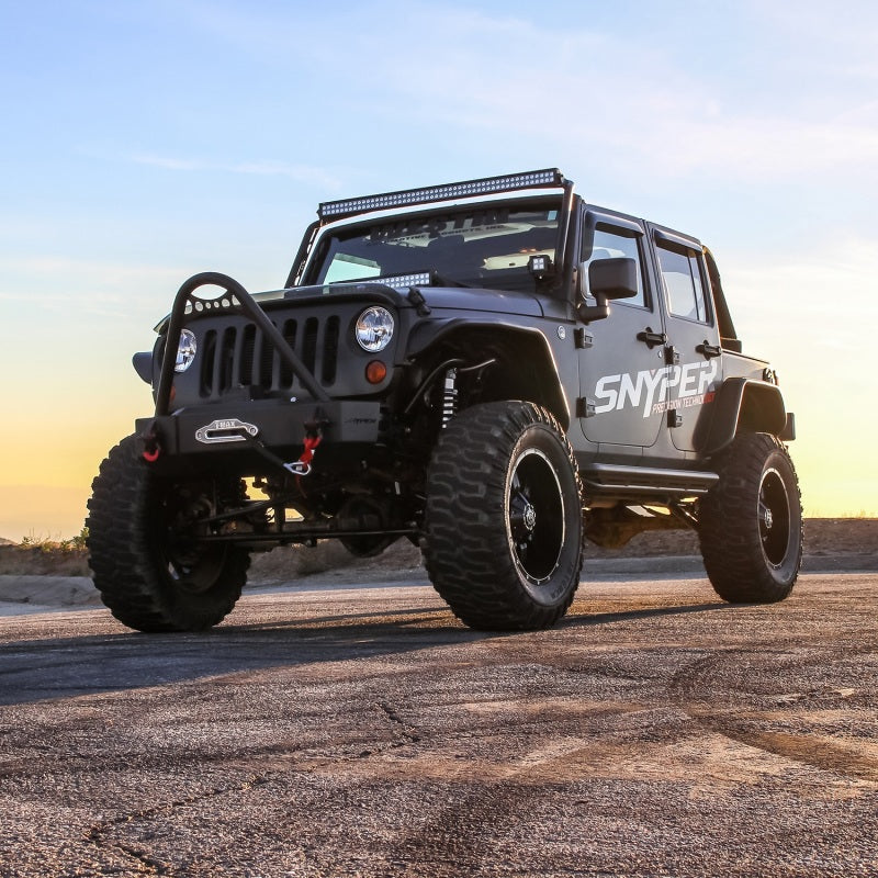 Westin Westin/Snyper 07-17 Jeep Wrangler Unlimited Triple Tube Rock Rail Steps - Textured Black