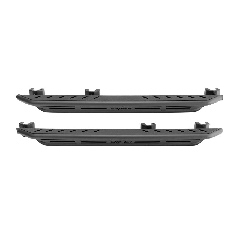 Westin Westin/Snyper 07-17 Jeep Wrangler Unlimited Triple Tube Rock Rail Steps - Textured Black
