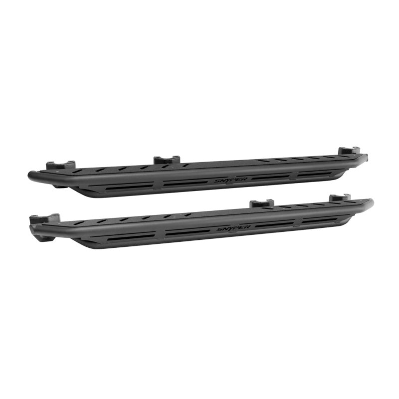 Westin Westin/Snyper 07-17 Jeep Wrangler Unlimited Triple Tube Rock Rail Steps - Textured Black
