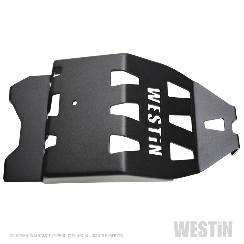 Westin/Snyper 18-21 Jeep Wrangler JL Oil Pan Skid Plate - Textured Black - Black Ops Auto Works