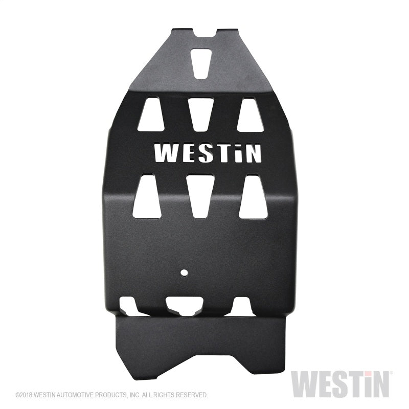 Westin/Snyper 18-21 Jeep Wrangler JL Oil Pan Skid Plate - Textured Black - Black Ops Auto Works