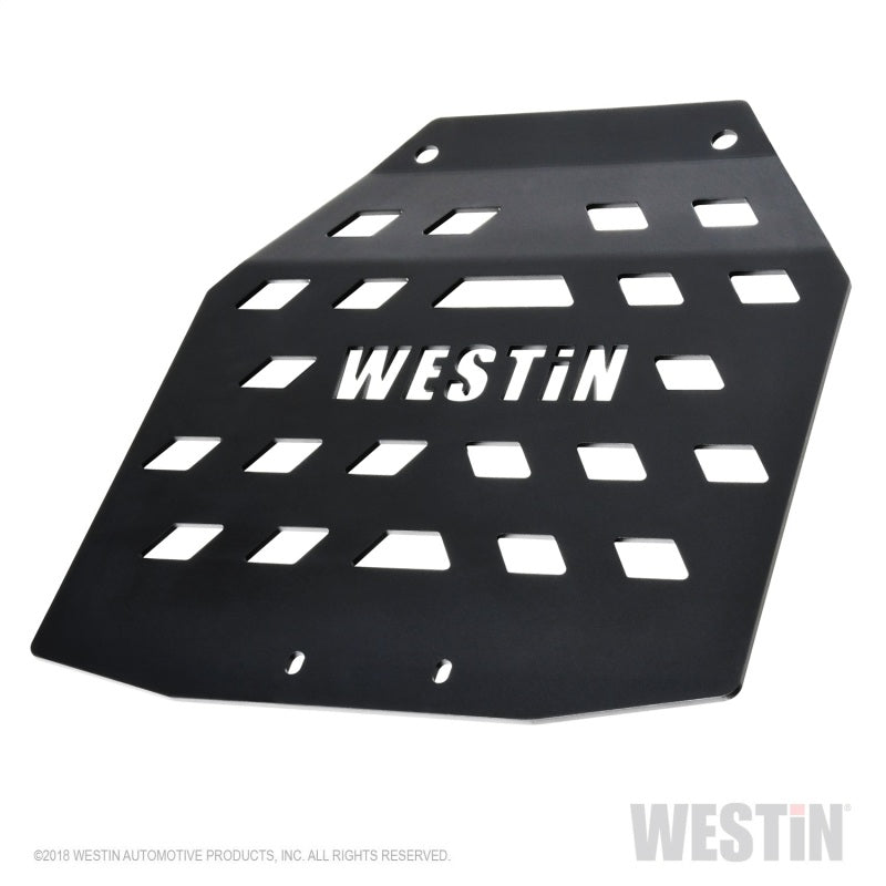 Westin/Snyper 18-21 Jeep Wrangler JL Transfer Case Skid Plate - Textured Black - Black Ops Auto Works