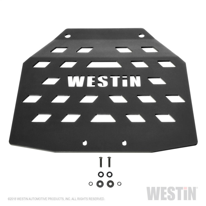 Westin/Snyper 18-21 Jeep Wrangler JL Transfer Case Skid Plate - Textured Black - Black Ops Auto Works