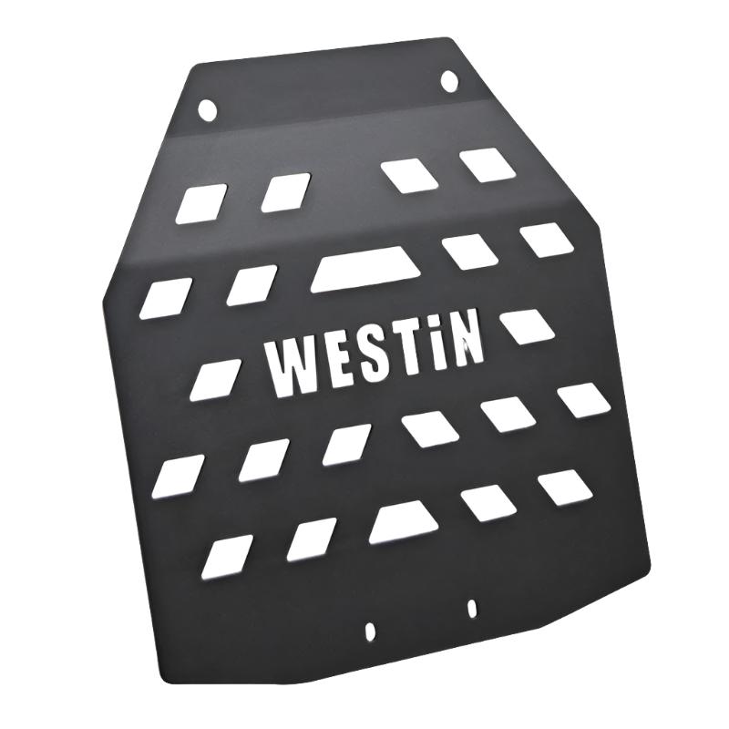 Westin/Snyper 18-21 Jeep Wrangler JL Transfer Case Skid Plate - Textured Black - Black Ops Auto Works