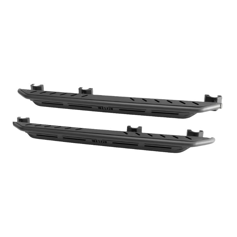 Westin Westin/Snyper 2018+ Jeep Wrangler JL Unlimited 4DR Triple Tube Rock Rail Steps - Textured Black