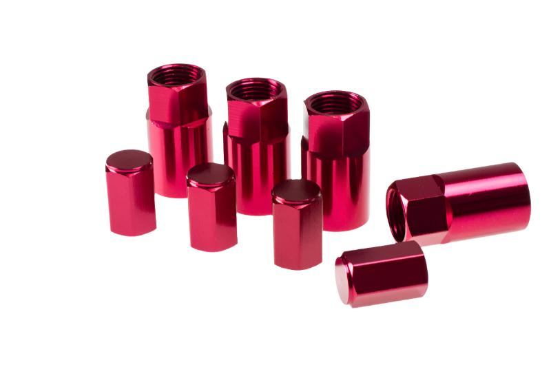 Wheel Mate Aluminum TPMS Valve Stem Cover - Red Anodize - Black Ops Auto Works