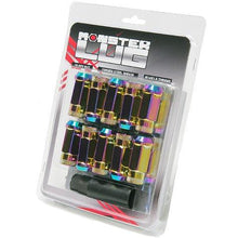 Load image into Gallery viewer, Wheel Mate Monster Locking Lug Nut Set of 4 - Chrome Neon 14x1.50 Wheel Mate WHM33002N