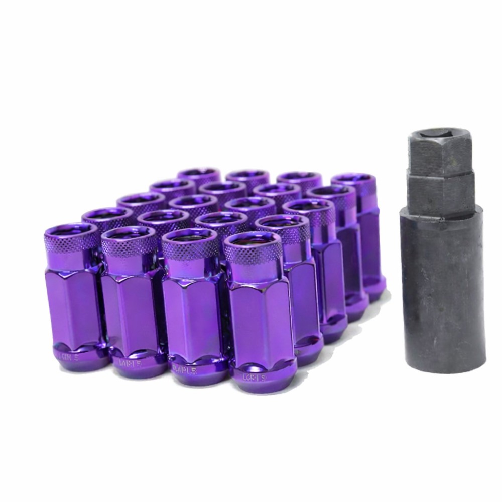 Wheel Mate Monster Locking Lug Nut Set of 4 - Purple 14x1.50 Wheel Mate WHM33002L