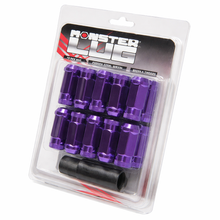 Load image into Gallery viewer, Wheel Mate Monster Locking Lug Nut Set of 4 - Purple 14x1.50 Wheel Mate WHM33002L