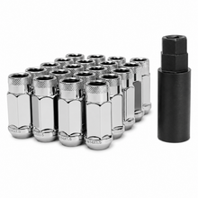 Load image into Gallery viewer, Wheel Mate Monster locking lug nut set of 4 in chrome with 14x1.50 thread