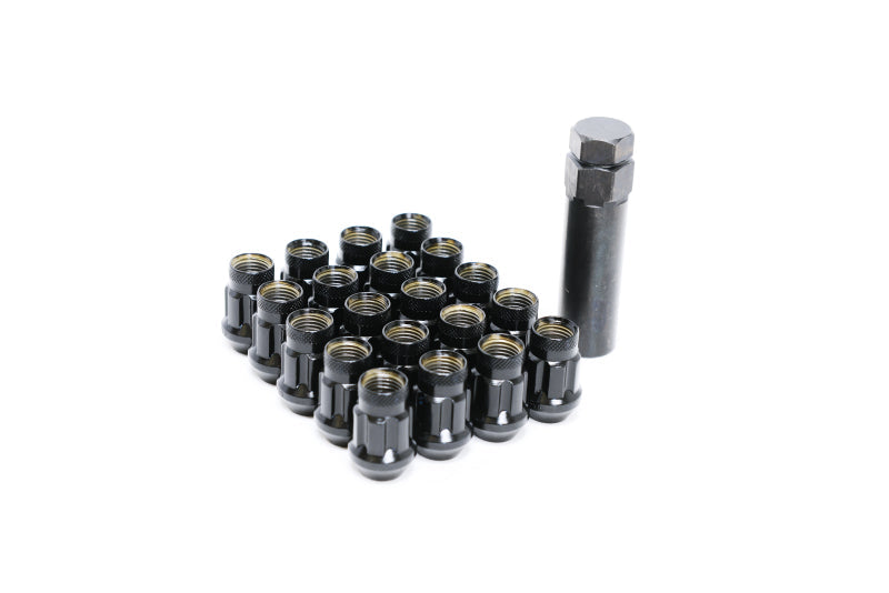 Wheel Mate Monster Lug 35 Short Lug Nut Set of 20 - Black 14x1.50 - Black Ops Auto Works