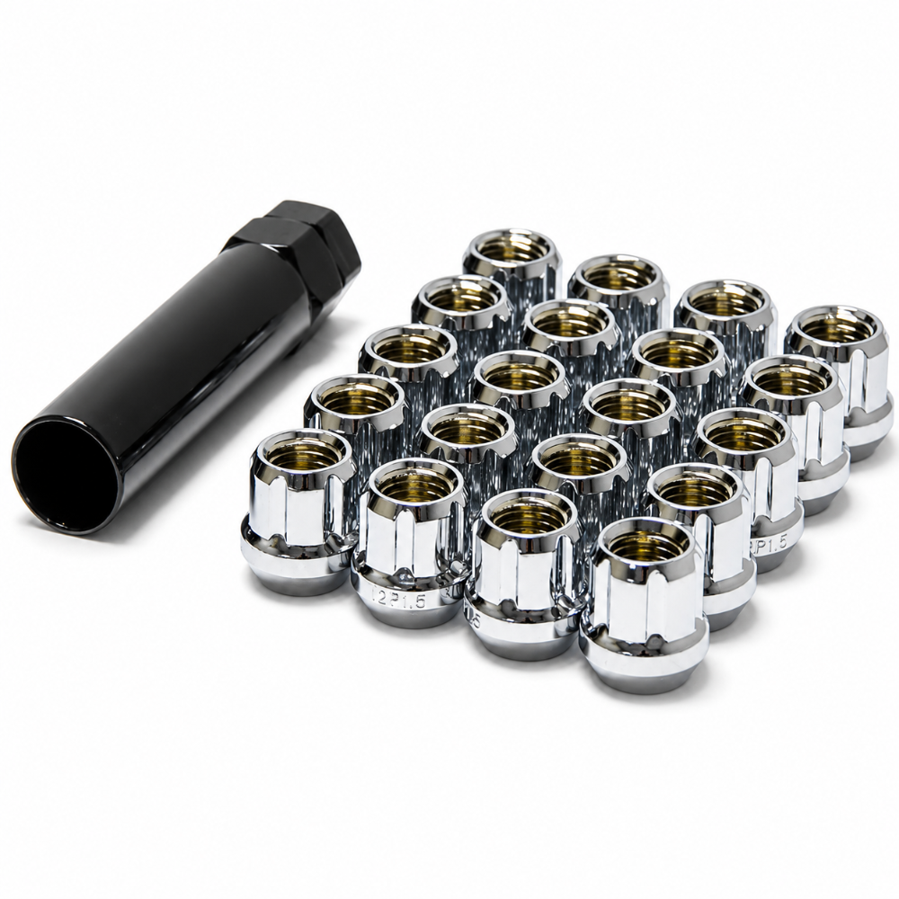 31886C Muteki Open End Chrome Lug Nuts M12x1.50 20-Pack