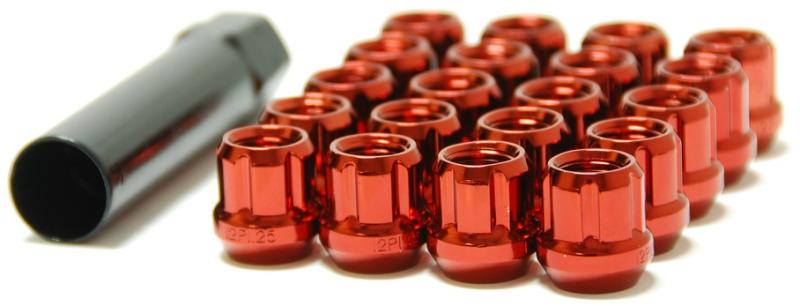 Wheel Mate Muteki Open End Lug Nuts - Red 12x1.25 Wheel Mate WHM31885R