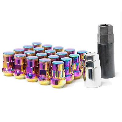 Wheel Mate Muteki SR35 Close End Lug Nuts w/ Lock Set - Purple 12x1.50 35mm Wheel Mate WHM32926LP