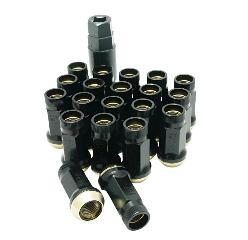 Wheel Mate Muteki SR45R Lug Nut Kit 12x1.5 - Black - Black Ops Auto Works