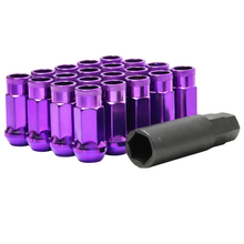 Load image into Gallery viewer, Wheel Mate Muteki SR48 Open End Locking Lug Nut Set of 4 - Purple 12x1.25 48mm Wheel Mate WHM32901L