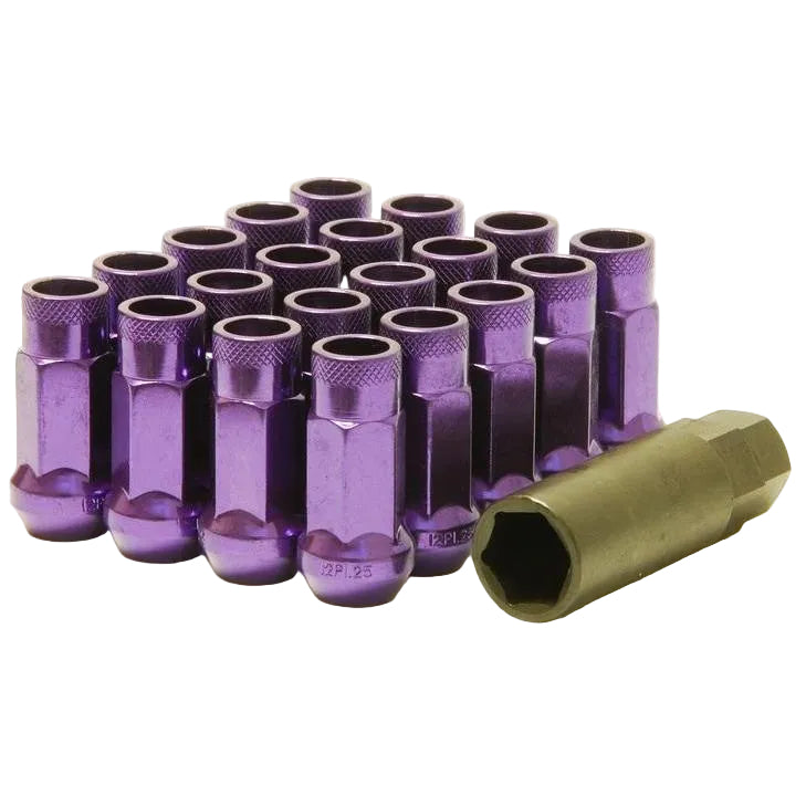 Wheel Mate Muteki SR48 Open End Lug Nuts - Purple 12x1.50 48mm Wheel Mate WHM32906L