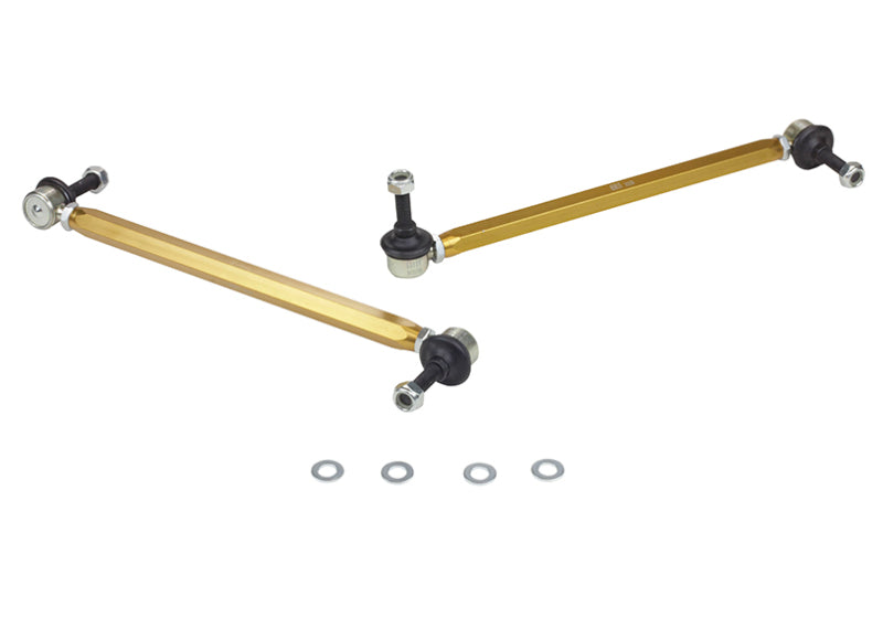 Whiteline-Whiteline 02-06 R53 & 06+ R56 Mini Cooper S Front Swaybar link kit-adjustable ball end links