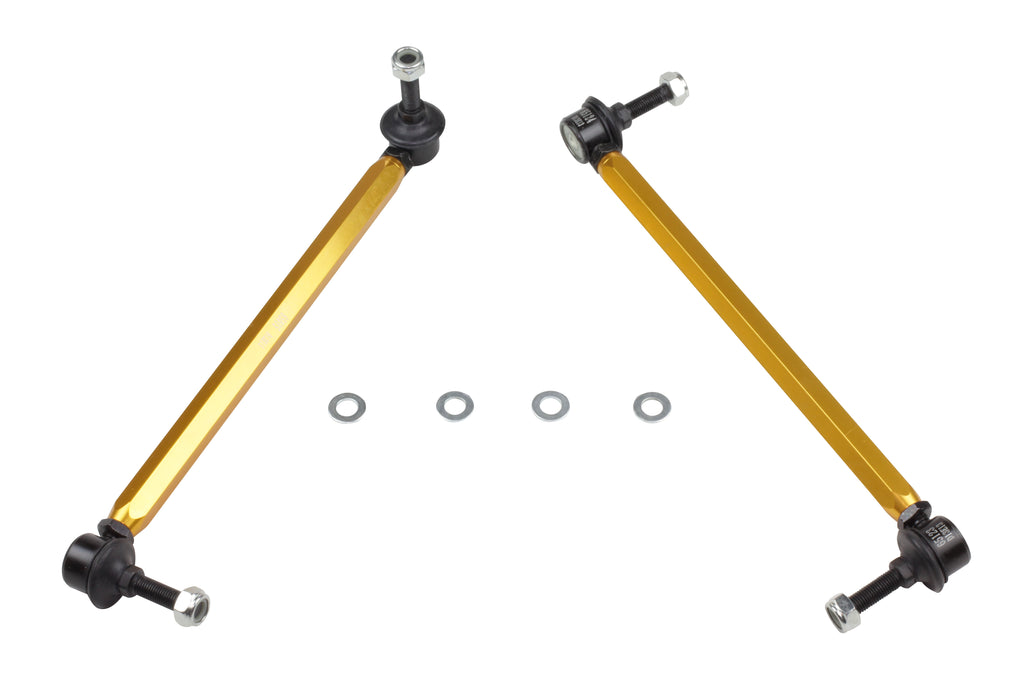 Whiteline-Whiteline 02-06 R53 & 06+ R56 Mini Cooper S Front Swaybar link kit-adjustable ball end links