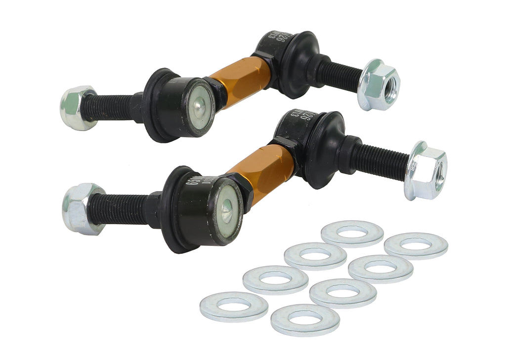 Whiteline-Whiteline 03+ Nissan 350z Z33 / 07-08 Infiniti G35 (Exc AWD) Fr Swaybar-Link Assy HD Adj Steel Ball