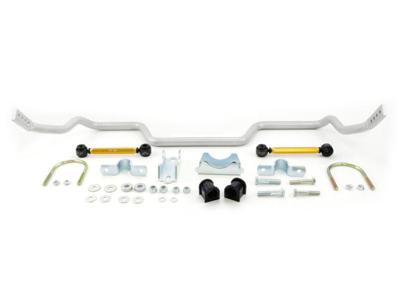 Whiteline-Whiteline 05+ Ford Mustang Coupe 8 cyl (Inc Shelby GT / GT500) Rear 27mm Heavy Duty Adj Swaybar