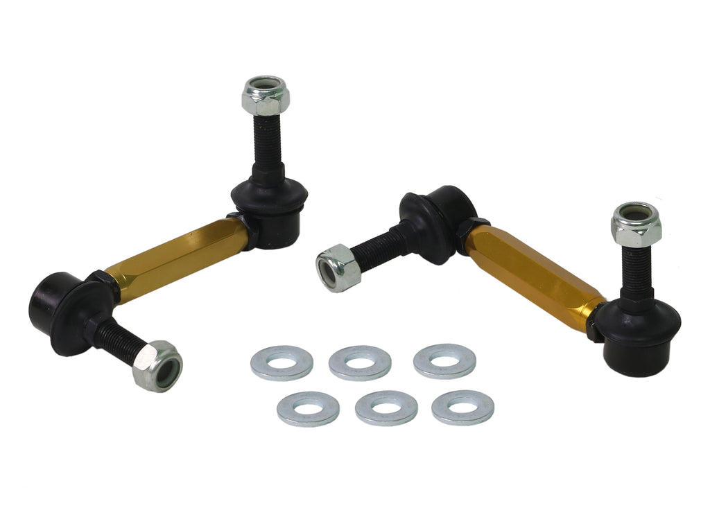 Whiteline-Whiteline 06-09 Toyota FJ Cruiser GSJ10 / 09+ GSJ15 Front Adjustable Heavy Duty Sway Bar Link Kit