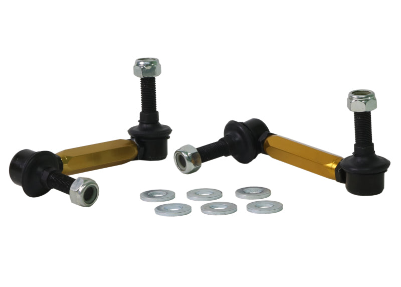 Whiteline-Whiteline 06-09 Toyota FJ Cruiser GSJ10 / 09+ GSJ15 Front Adjustable Heavy Duty Sway Bar Link Kit