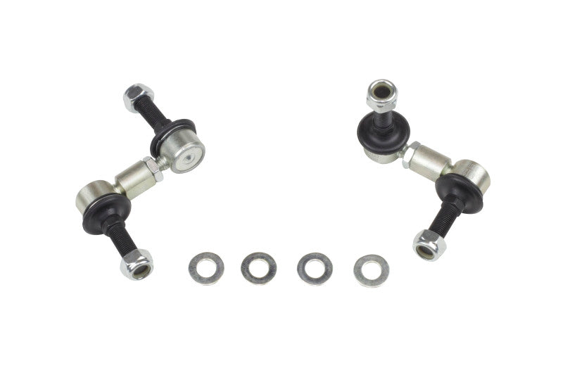 Whiteline-Whiteline 07+ Nissan Skyline R35 GT-R Front Swaybar link kit h/duty-adjustable steel ball
