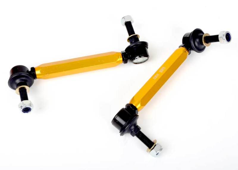 Whiteline-Whiteline 07+ Nissan Skyline R35 GT-R Rear Swaybar link kit h/duty-adjustable steel ball