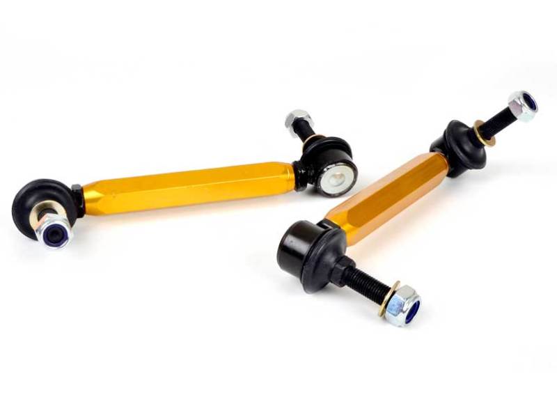 Whiteline-Whiteline 07+ Nissan Skyline R35 GT-R Rear Swaybar link kit h/duty-adjustable steel ball