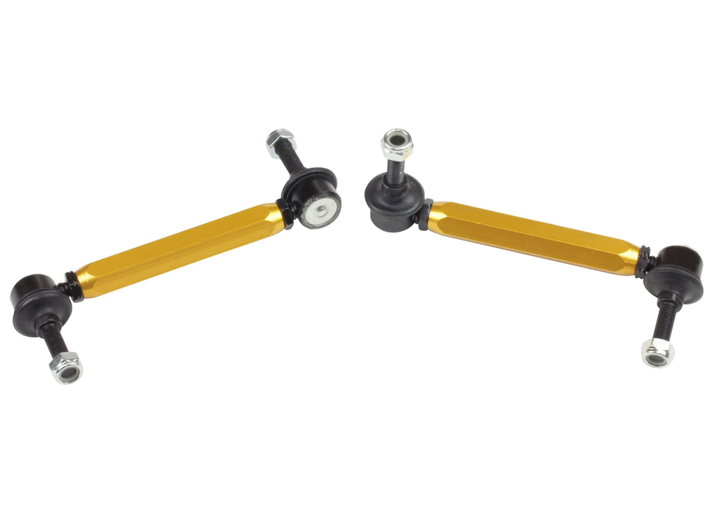 Whiteline-Whiteline 07+ Nissan Skyline R35 GT-R Rear Swaybar link kit h/duty-adjustable steel ball