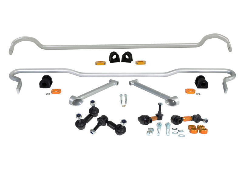 Whiteline-Whiteline 08-10 Subaru WRX Front And Rear Sway Bar Kit 22mm