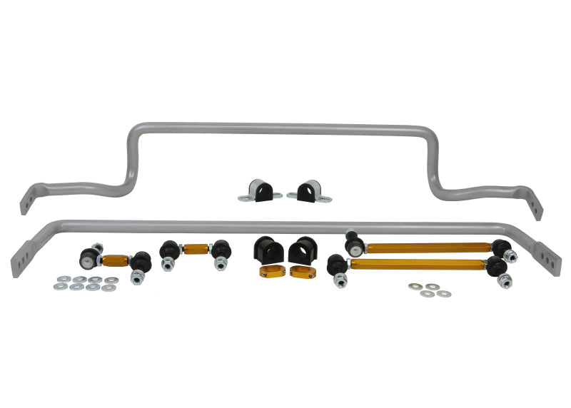Whiteline-Whiteline 08-17 Mitsubishi Lancer Front & Rear Sway Bar Kit