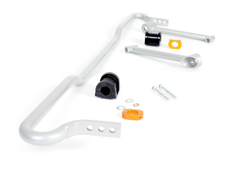 Whiteline-Whiteline 08+ Subaru WRX Hatch / 08-09 Subaru STi Rear 22mm Swaybar-X heavy duty Blade adjustable (i