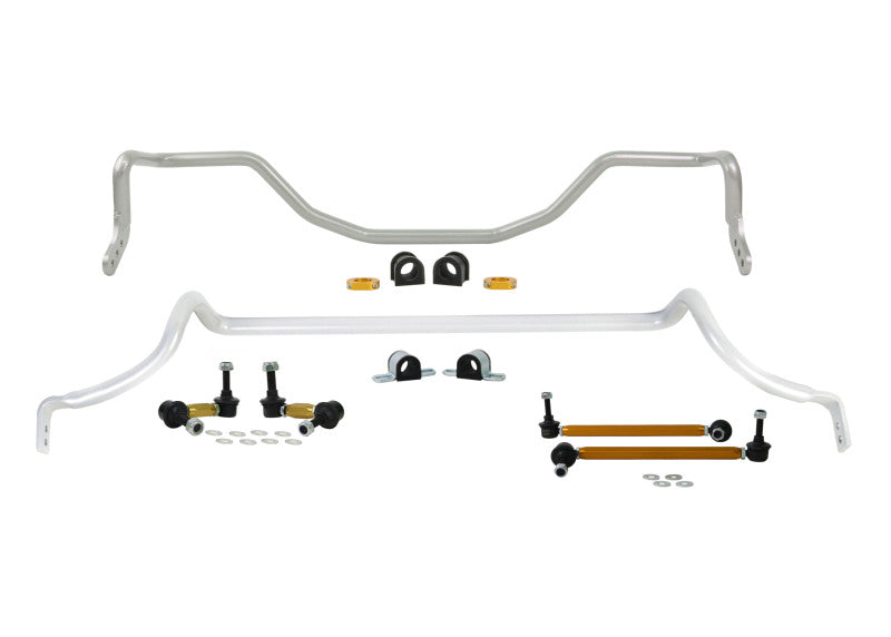 Whiteline-Whiteline 09-15 Mitsubishi Lancer Ralliart Front & Rear Sway Bar Kit